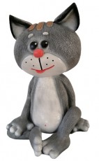 Кот сидит (копилка)