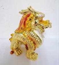 Шкатулка стразы дракон