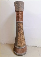 ваза шамот Лаура кожа