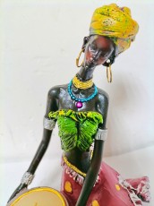 Африканка подсвечник