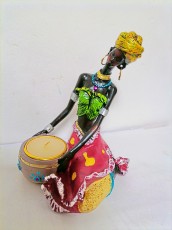 Африканка подсвечник